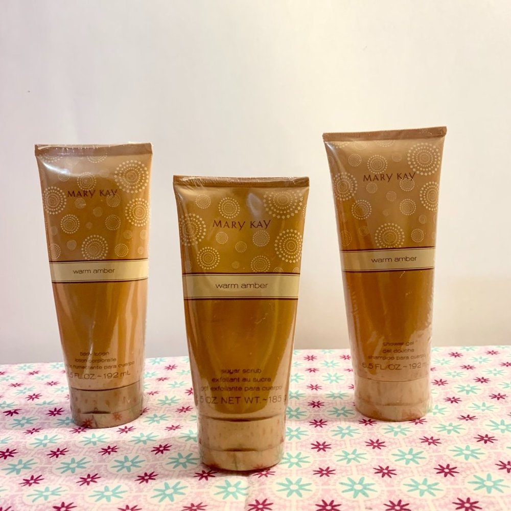 Mary Kay WARM AMBER:    Body  Gel / Body Lotion / Body Scrub